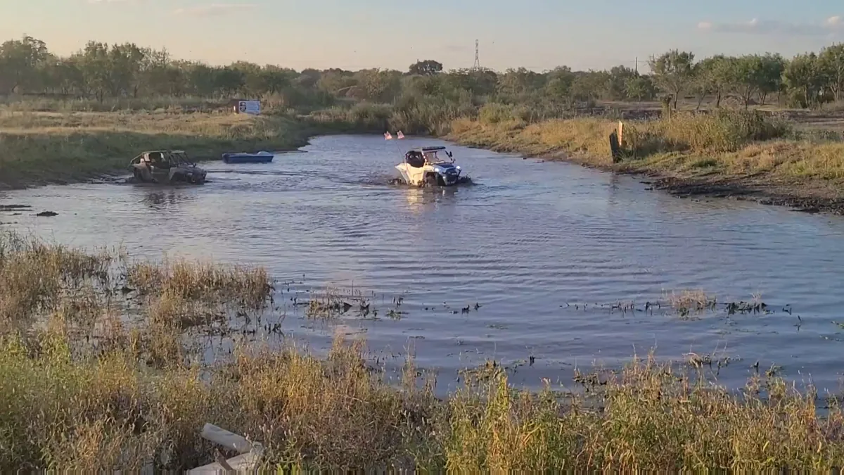 Water crossing at 281 Country Club offroad park San Antonio