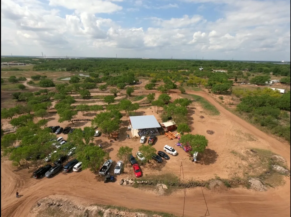 40x40 party pavilion venue at 281 Country Club offroad park San Antonio